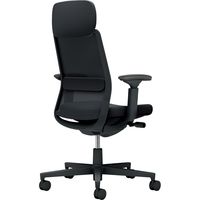 【組立設置込】コクヨ モネット 背メッシュ ショルダーサポート 可動肘 ランバーブラック 背座同色 ナイロンキャスター ブラック 1脚（直送品）