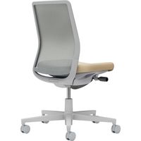 【組立設置込】コクヨ モネット 背メッシュ 肘無 ランバー無 背座ツートン ウレタンキャスター Lグレー×ソフトベージュ×Lグレー 1脚（直送品）