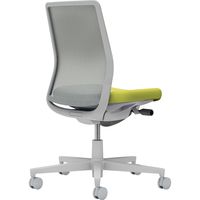 【組立設置込】コクヨ モネット 背メッシュ 肘無 ランバー無 背座ツートン ウレタンキャスター ライトグレー×ライトオリーブ 1脚（直送品）
