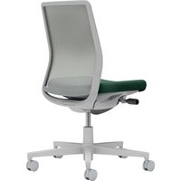 【組立設置込】コクヨ モネット 背メッシュ 肘無 ランバー無 背座ツートン ウレタンキャスター Lグレー×ディープグリーン×Lグレー 1脚（直送品）