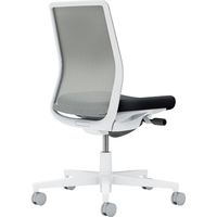 【組立設置込】コクヨ モネット 背メッシュ 肘無 ランバー無 背座ツートン ウレタンキャスター ホワイトグレー×ブラック×ライトグレー 1脚（直送品）