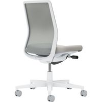 【組立設置込】コクヨ モネット 背メッシュ 肘無 ランバー無 背座同色 ウレタンキャスター ホワイトグレー×ライトグレー 1脚（直送品）