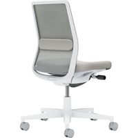 【組立設置込】コクヨ モネット 背メッシュ 肘無 ランバー付 背座同色 ウレタンキャスター ホワイトグレー×ライトグレー 1脚（直送品）