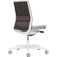 【組立設置込】コクヨ モネット 背メッシュ 肘無 ランバー付 背座ツートン ナイロンキャスター Wグレー×Lグレー×ダークグレージュ 1脚（直送品）