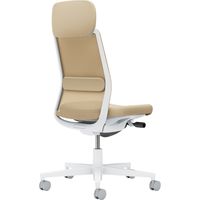 【組立設置込】コクヨ モネット 背メッシュ ショルダーサポート 肘無 ランバー付 背座同色 ナイロンキャスター WGY×ソフトベージュ 1脚（直送品）