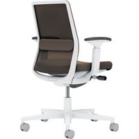 【組立設置込】コクヨ モネット 背メッシュ 可動肘 ランバー付 背座同色 ナイロンキャスター ホワイトグレー×ダークグレージュ 1脚（直送品）