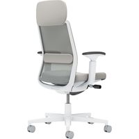 【組立設置込】コクヨ モネット 背メッシュ ショルダーサポート 可動肘 ランバー付 背座同色 ウレタンキャスター Wグレー×Lグレー 1脚（直送品）