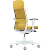 【組立設置込】コクヨ モネット 背メッシュ ショルダーサポート 可動肘 ランバー付 背座同色 ナイロンキャスター WGY×Oイエロー 1脚（直送品）