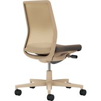 【組立設置込】コクヨ モネット 背メッシュ 肘無 ランバー無 背座ツートン ナイロンキャスター ソフトベージュ×ダークグレージュ 1脚（直送品）