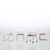 【組立設置込】コクヨ CK160 キャスターチェア 背カバー 肘無 布 ナイロンキャスター カーマイン 1脚（直送品）