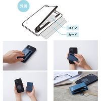 キングジム ウォレカ スリムタイプ ネイビー 2780ネイ 1個（直送品）