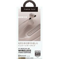 PGA Bluetooth(R) 5.0搭載 ワイヤレスステレオイヤホン インナーイヤータイプ ベージュ PG-BTE12IE5BE 1個