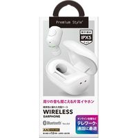 PGA Bluetooth(R) 5.0搭載 片耳ワイヤレスイヤホン 充電ケース付 ホワイト PG-BTE13BC2WH 1個