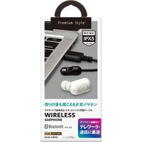 PGA Bluetooth(R) 5.0搭載 片耳ワイヤレスイヤホン マグネット充電ケーブル付 ホワイト PG-BTE13MC2WH 1個