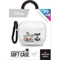 PGA AirPods 第3世代用 抗菌ソフトケース [チップ&デール] PG-DAP3TP02CPD 1個（直送品）