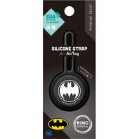 PGA AirTag用 抗菌シリコンストラップ [バットマン] PG-WATSC04BAT 1個（直送品）