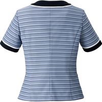 ボンマックス BONOFFICE オーバーブラウス ブルー 5号 AJ0852-36-5（直送品）