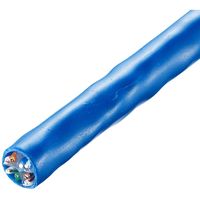 サンワサプライ CAT6UTP単線ケーブルのみ(ブルー・100m) KB-C6L-CB100BLN 1個