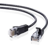 サンワサプライ カテゴリ6準拠極細LANケーブル(ブラック・0.15m) KB-SL6-0015BK 1本