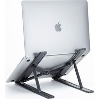 サンワサプライ ノートパソコン用モバイルスタンド(角度調整・折りたたみタイプ) PDA-STN53BK 1個（直送品）