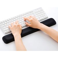サンワサプライ キーボード用低反発リストレスト(ブラック) TOK-MU3NBK2 1個