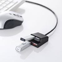 サンワサプライ USB3.2Gen1+USB2.0コンボハブ USB-3H413BKN 1個