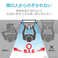 液晶保護フィルム MacBook Pro 14インチ 2021 のぞき見防止 EF-MBP1421PFM2 エレコム 1個