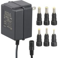 オーム電機 電源アダプター 6V 0.5A 03-6179 1個