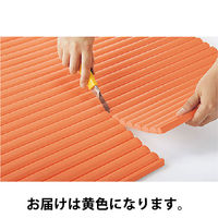 マスセット 安全クッションシート 黄色 39580 1セット