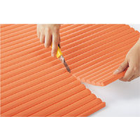 マスセット 安全クッションシート オレンジ 38739 1セット