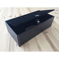 合皮ティッシュボックス ブラウン 1個 I-Lex（わけあり品）