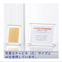 アートプリントジャパン　フェイスファイブフレーム キャビネ2Lサイズ（外寸：240×180mm） クリア（わけあり品）