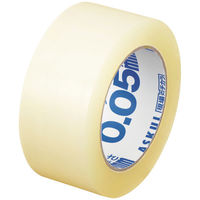 現場のチカラ 軽梱包用OPPテープ 簡易包装 0.05mm厚 幅48mm×長さ100m アスクル 1箱（36巻入）  オリジナル（わけあり品）