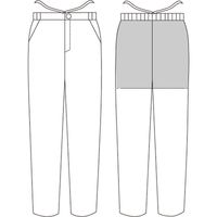 住商モンブラン パンツ 兼用 バーガンディ 72-1408 1枚　スクラブ（直送品）