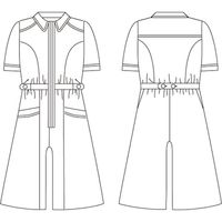 住商モンブラン オールインワン レディス 半袖 ホワイト OM313-10 1枚　スクラブ（直送品）