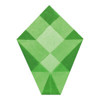 クラサワ 折り紙 ひかりとり紙 15×15cm きみどり P0202-9 1袋（50枚入）