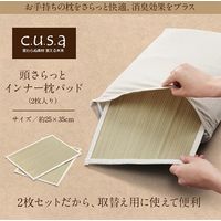 イケヒコ 頭さらっとインナー枕パッド 250×350mm 1360120010101 1セット(2枚入)（直送品）