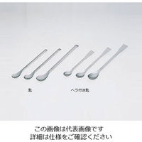 アズワン スプーン(ステンレス製) ヘラ付き匙 300mm 6-523-07 1セット(4本:1本×4)