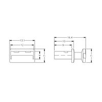 テクノベインズ コネクター保護キャップ USBーAタイプ用(つまみ有) 黒 USBCAPK-B1-6 1セット(4袋) 63-3044-98（直送品）