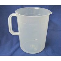 日本メデカルサイエンス PP手付ビーカー 2000mL(Ralic) M4-450-03 1セット(8個) 61-3518-83（直送品）