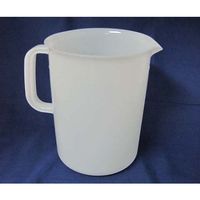 日本メデカルサイエンス PE手付ビーカー 2000mL(Ralic) M4-452-04 1セット(10個) 61-3518-87（直送品）