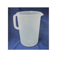 日本メデカルサイエンス PP手付ビーカー 3000mL(Ralic) M4-450-04 1セット(5個) 61-3518-84（直送品）