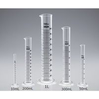 ニッコー・ハンセン ケミカルメスシリンダー 10mL 1個 3001-10 1セット(7個) 30-0110-55（直送品）