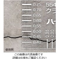 ランドアート ハイビスカス クラックスケール 白 HKS-WH 1セット(4枚) 62-4864-58