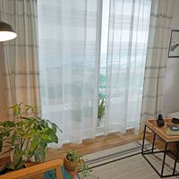 スミノエ コルネ セミオーダー レースカーテン フルーヴ 2800×940mm ナチュラルホワイト １セット(2枚入)（直送品）