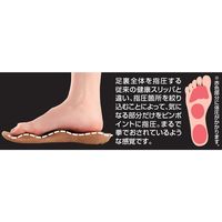 アルファックス リラクゼーションふみっぱ メガラク ブラック M a2163320 1個（直送品）