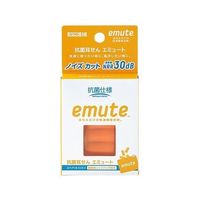 川本産業 抗菌耳せん エミュート 2組入 035-000200-00 1箱(2組) 7-858-01（直送品）