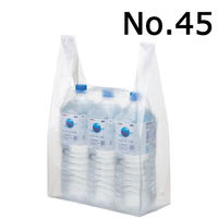 アスクル　レジ袋　半透明タイプ　45号　1袋（100枚入）  オリジナル（わけあり品）