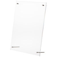 片面用L型　ビス留めカード立て　レジサイン　A4　1個　アスクル  オリジナル（わけあり品）