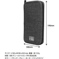 GORIX 防水マルチポーチ　ドジョウスクイ BKPW 1個（直送品）
